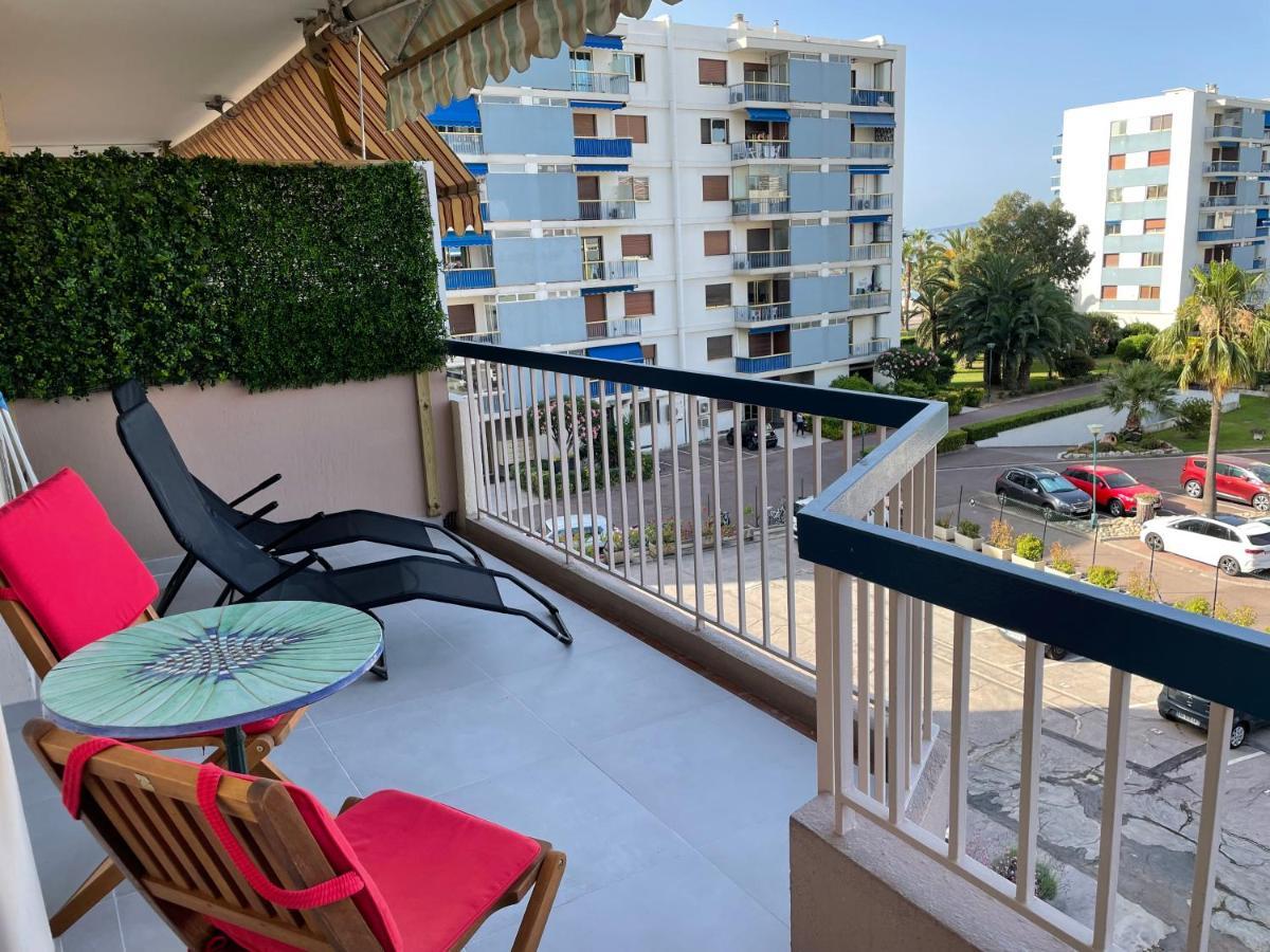 Vue Sur Mer - Magnifique Appartement Tout Confort - Terrasse Et Parking Prive Cagnes-sur-Mer Exterior foto
